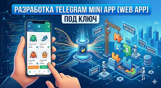 Разработка Telegram Mini App (Web App) под ключ